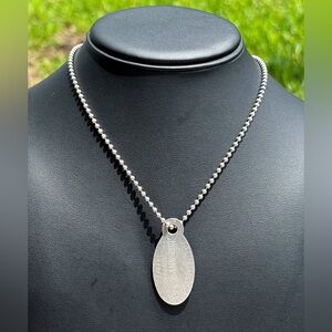 Jewelry Tiffany & and Co 925 sterling silver 34.00” necklace ball chain return